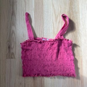 Pink Crop Top